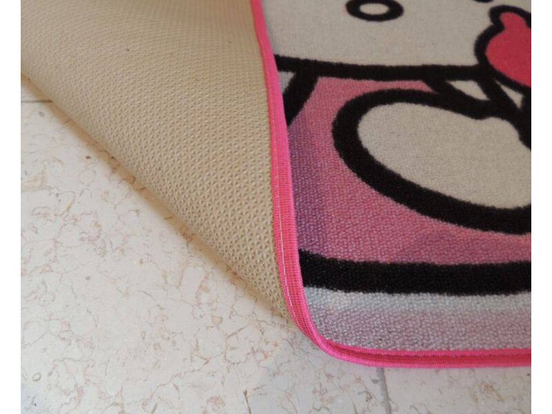 Roze kinderkamertapijt Hello Kitty 95x133cm