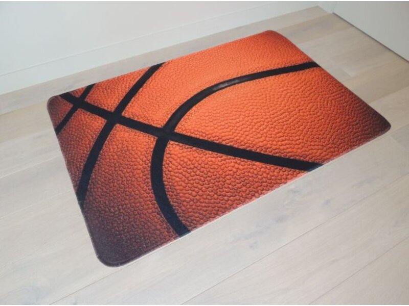 Tapijt kinderkamer Basketbal 80x120cm