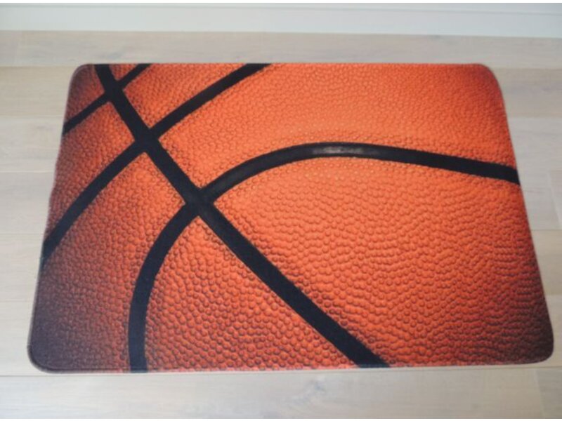 Tapijt kinderkamer Basketbal 80x120cm