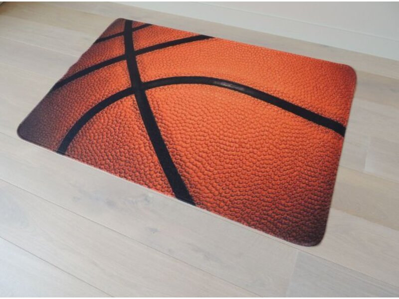 Tapijt kinderkamer Basketbal 80x120cm