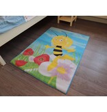 Kleurrijk vloerkleed Maya de Bij Afmeting 95x133cm