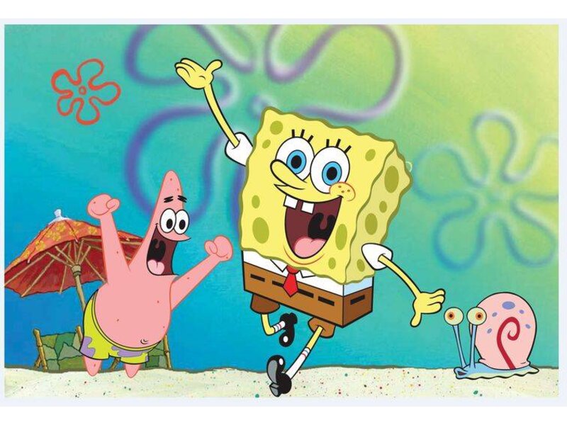 Speeltapijt Spongebob 80 x 120cm