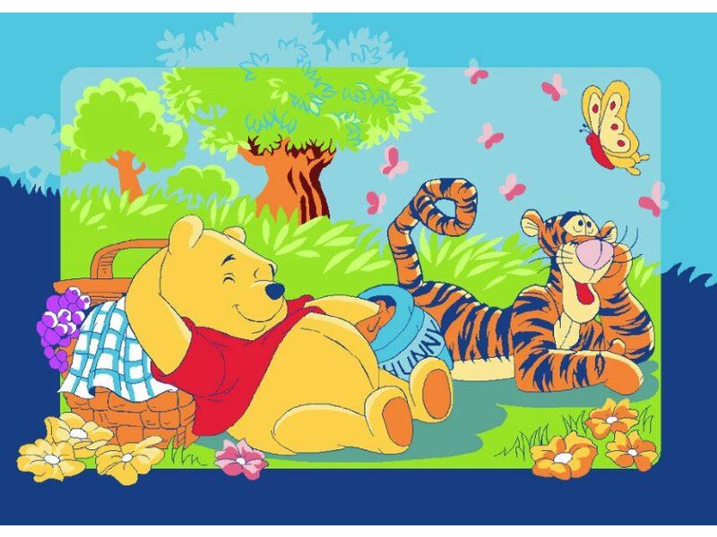 Kindertapijt Winnie The Pooh 95 x 133cm