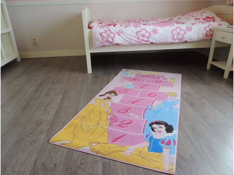 Speelmat hinkelspel Prinsessen 80x160cm