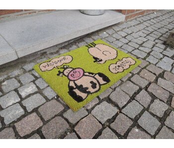 Kokosmat met leuke print