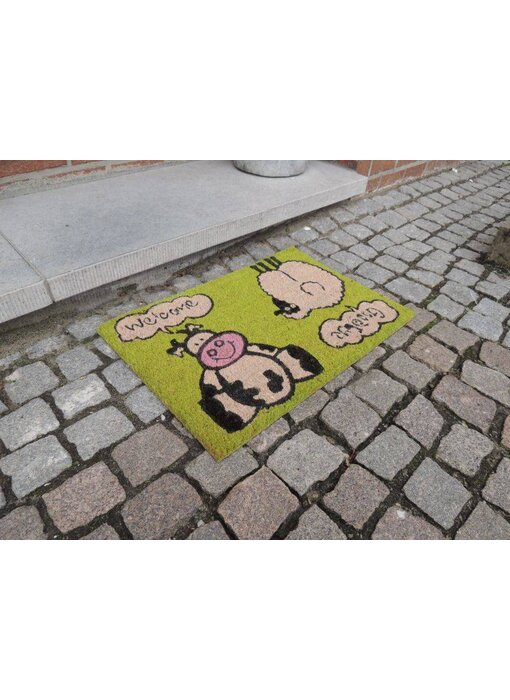 Kokosmat met leuke print