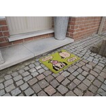 Kokosmat met print 40x60cm