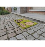 Kokosmat met print 40x60cm