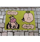 Kokosmat met print 40x60cm