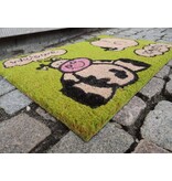 Kokosmat met print 40x60cm