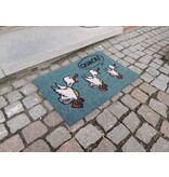 Kokosmat met leuke print 40x60cm