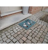 Kokosmat met leuke print 40x60cm