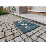 Kokosmat met leuke print 40x60cm
