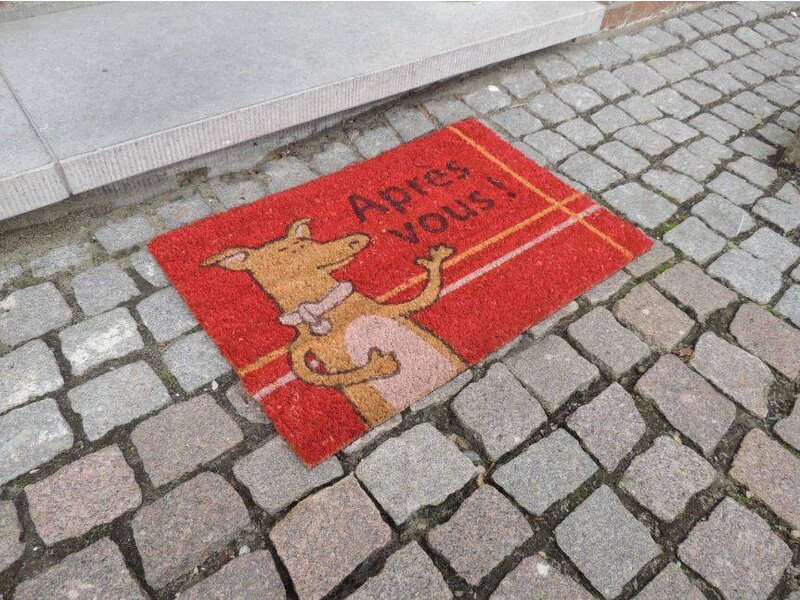 Kokosmat met print 40x60cm
