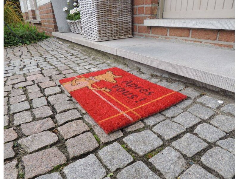 Kokosmat met print 40x60cm