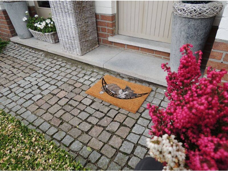 Goedkope kokosmat met print 40x60cm