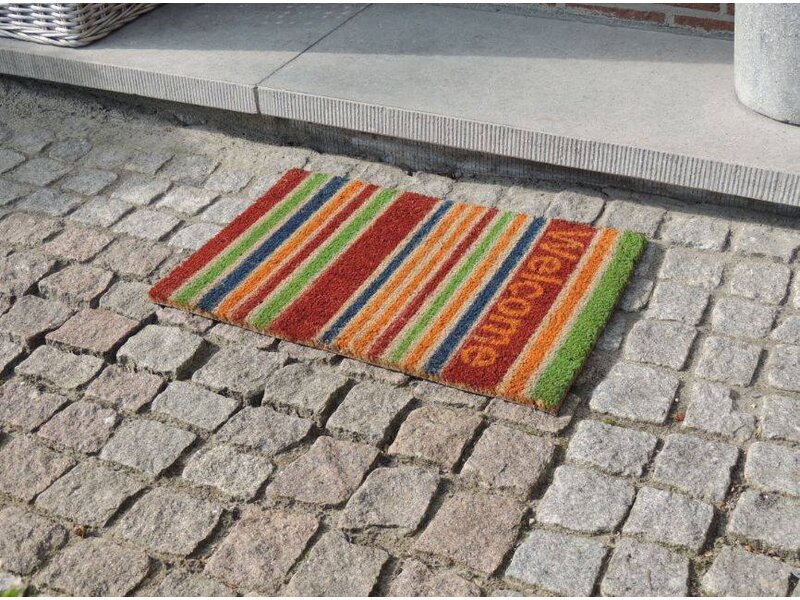 100% kokosmat handbedrukt 40x60cm