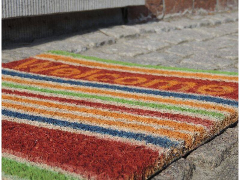 100% kokosmat handbedrukt 40x60cm