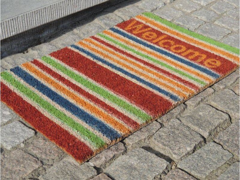 100% kokosmat handbedrukt 40x60cm
