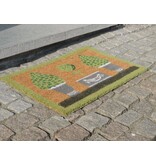 100% kokosmat handbedrukt 40x60cm