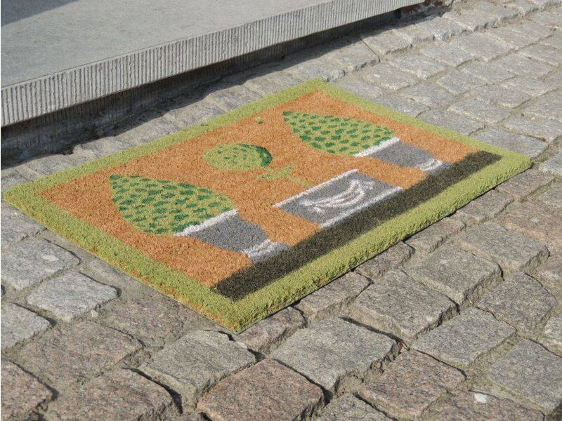 100% kokosmat handbedrukt 40x60cm
