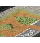 100% kokosmat handbedrukt 40x60cm