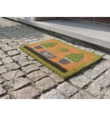 100% kokosmat handbedrukt 40x60cm