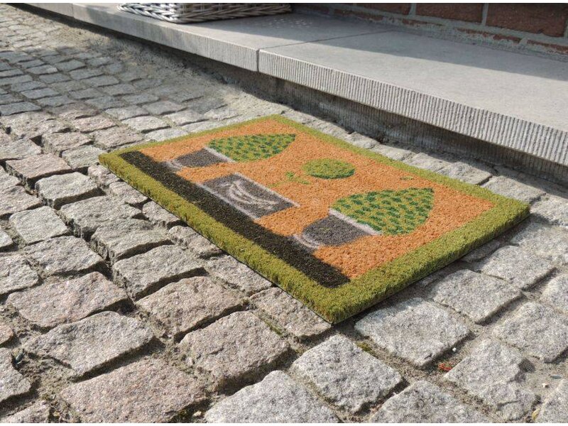 100% kokosmat handbedrukt 40x60cm