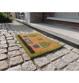 100% kokosmat handbedrukt 40x60cm