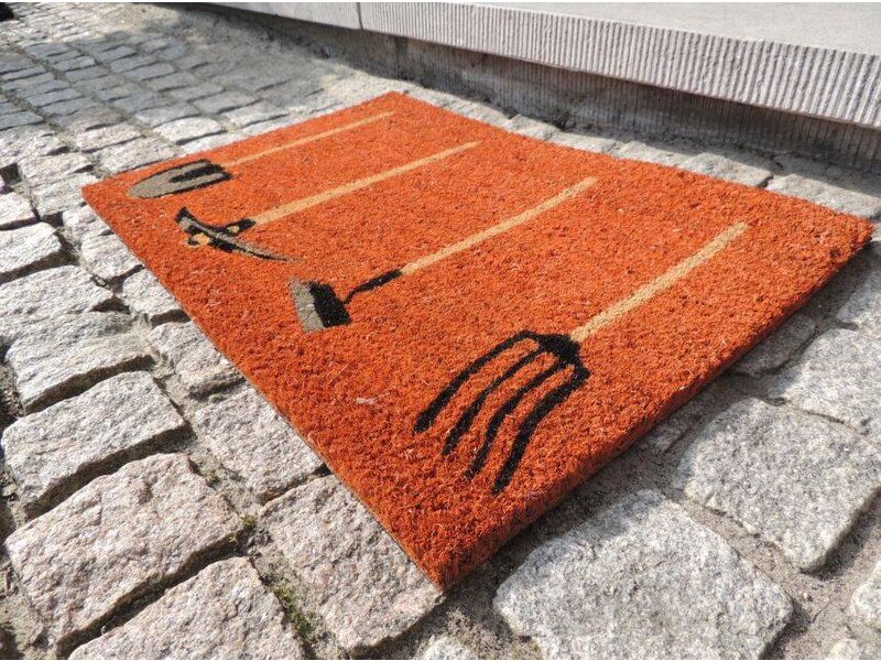 100% kokosmat handbedrukt 40x60cm