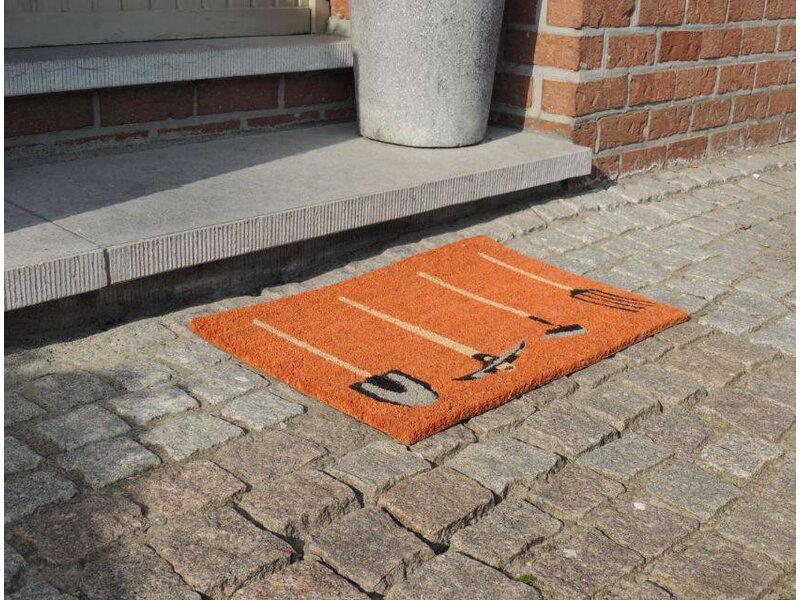 100% kokosmat handbedrukt 40x60cm
