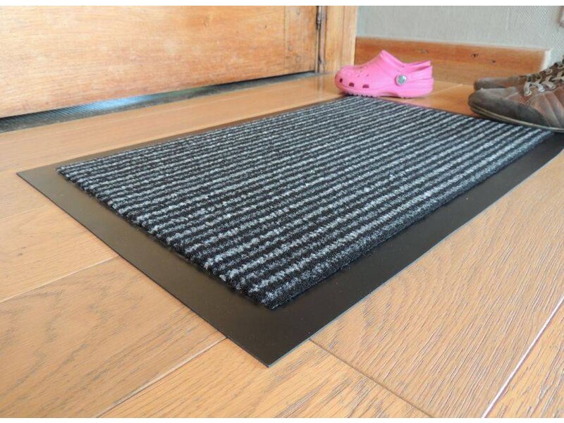 Deurmat voor binnen antraciet 40x60cm of 60x80cm