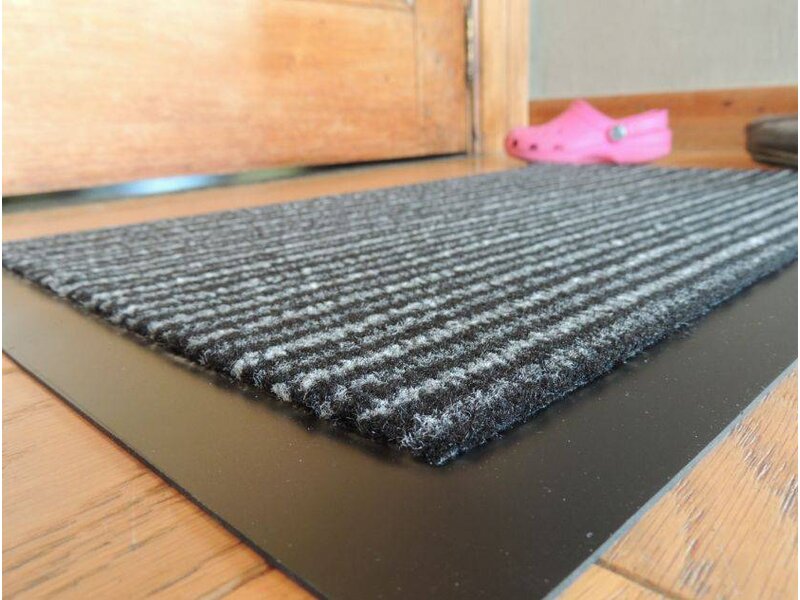 Deurmat voor binnen antraciet 40x60cm of 60x80cm
