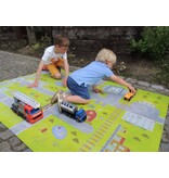 Speelmat met rubberen onderkant voor buiten 95x120 of 130x190