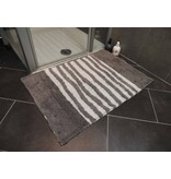 Mooie badkamermat Grijs met Wit 60x60 of 60x90