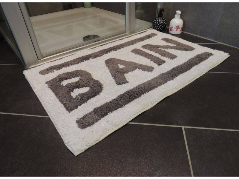 Witte badmat 50x80