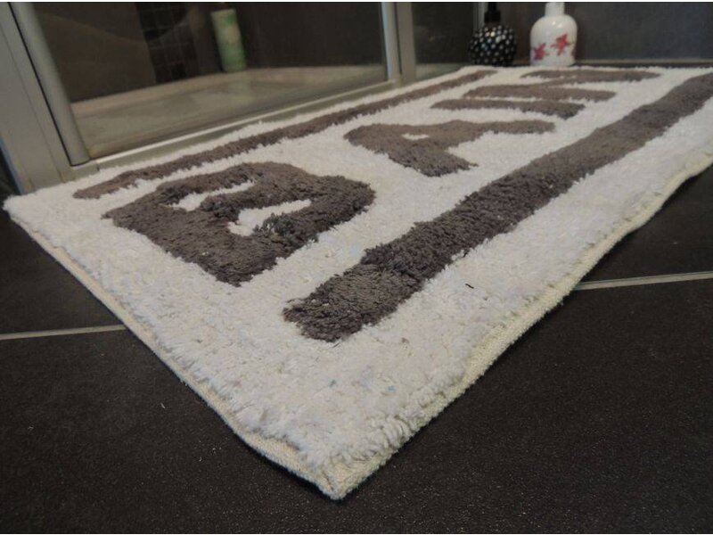 Witte badmat 50x80