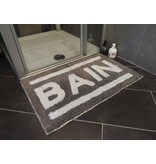 Zachte badmat grijs 50x80