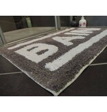 Zachte badmat grijs 50x80