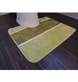 Groene badmat met antislip onderkant