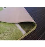Groene badmat met antislip onderkant