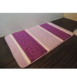 Mooie badmattenset Lila Met antislip onderkant