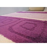 Mooie badmattenset Lila Met antislip onderkant