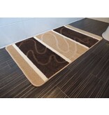 Mooie bruine antislip badmatten
