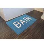Blauw badtapijt 50x80cm