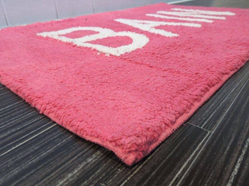 Mooie roze badmat 50x80cm