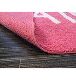 Mooie roze badmat 50x80cm