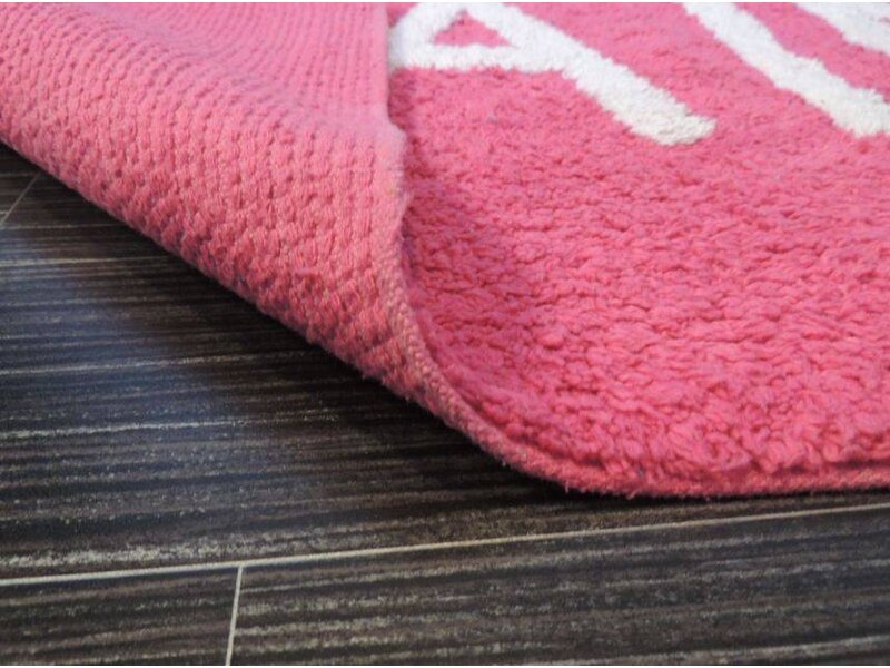 Mooie roze badmat 50x80cm