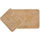Beige badmat