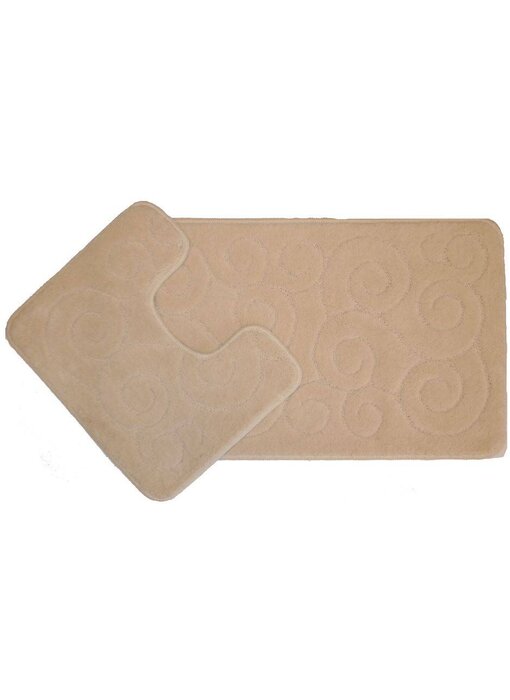 Badkamermat licht beige